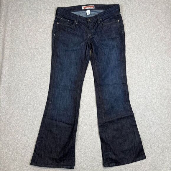 GAP premium flare jeans dark wash women’s 10 regular festival hippie retro - Picture 1 of 8